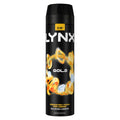 Lynx Aerosol Bodyspray Gold 200ML (Pack of 6)