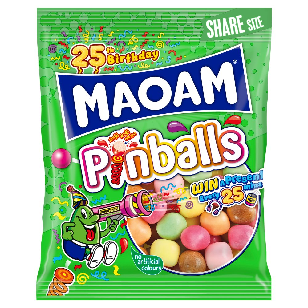Haribo Maoam Pinballs 140g (Pack of 14)
