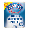 MARVEL Original Dried Skimmed Milk 175g (Pack of 12)