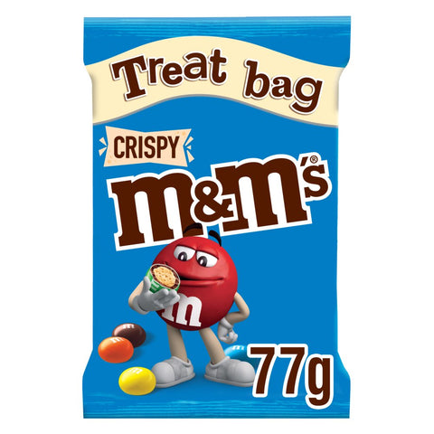 M&M's Crispy Milk Chocolate Bites Treat Bag 77g
