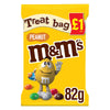 M&M's Peanut Chocolate  Treat Bag 82g (Pack of 16)