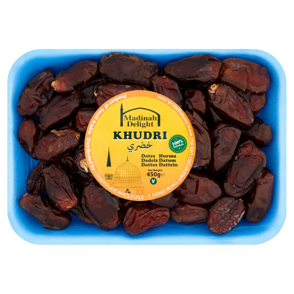 Madinah Delight Khudri Dates 450g (Pack of 1)