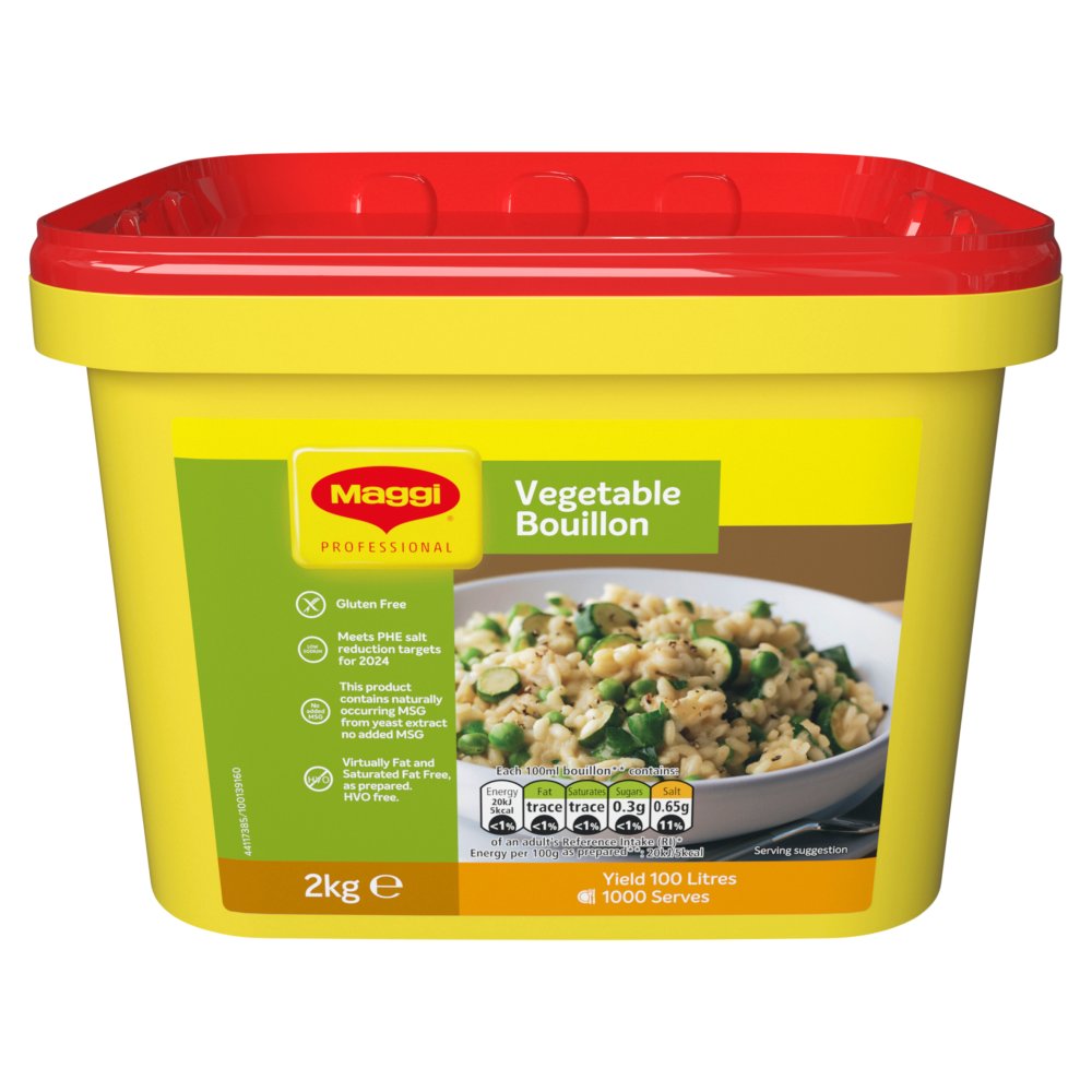 Maggi Vegetable Bouillon 2kg (Pack of 1)