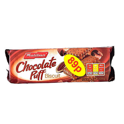 Maliban Choco Puff 200g (Pack of 15)