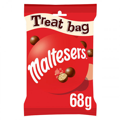 Maltesers Milk Chocolate & Honeycomb Bites Treat Bag 68g (Pack of 24)