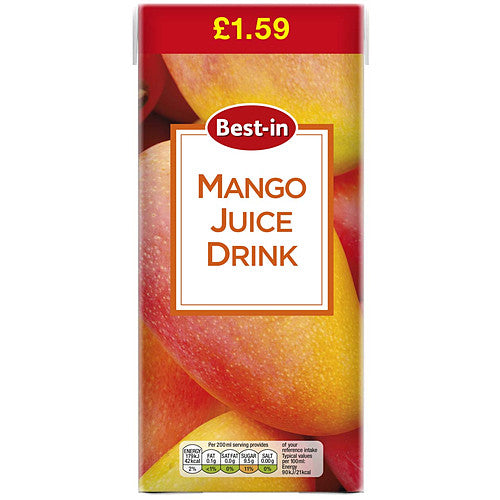 Bestin Mango Juice 1Ltr (Pack of 12)