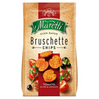 Maretti Oven Baked Bruschette Chips Tomato Olives & Oregano 70g (Pack of 1)