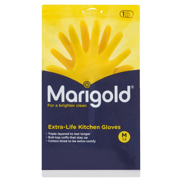 Marigold Extra-Life Kitchen Gloves M 7,5 1 Pair (Pack of 6)