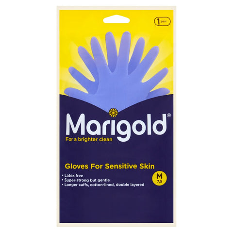 Marigold Gloves for Sensitive Skin M 1 Pair (Pack of 6)