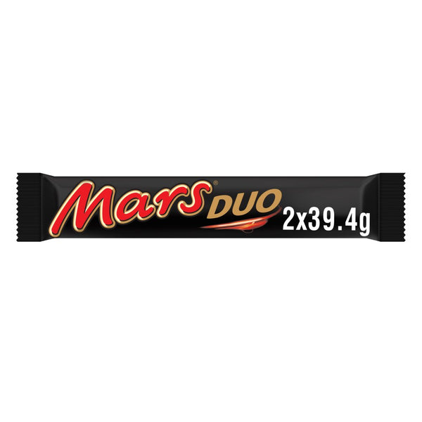 Mars Caramel Nougat & Milk Chocolate Snack Bar Duo 78.8g (Pack of 32)