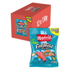 Maynards Bassetts Fizzy Fish Sweets Sharing Bag 130g (Pack of 12)