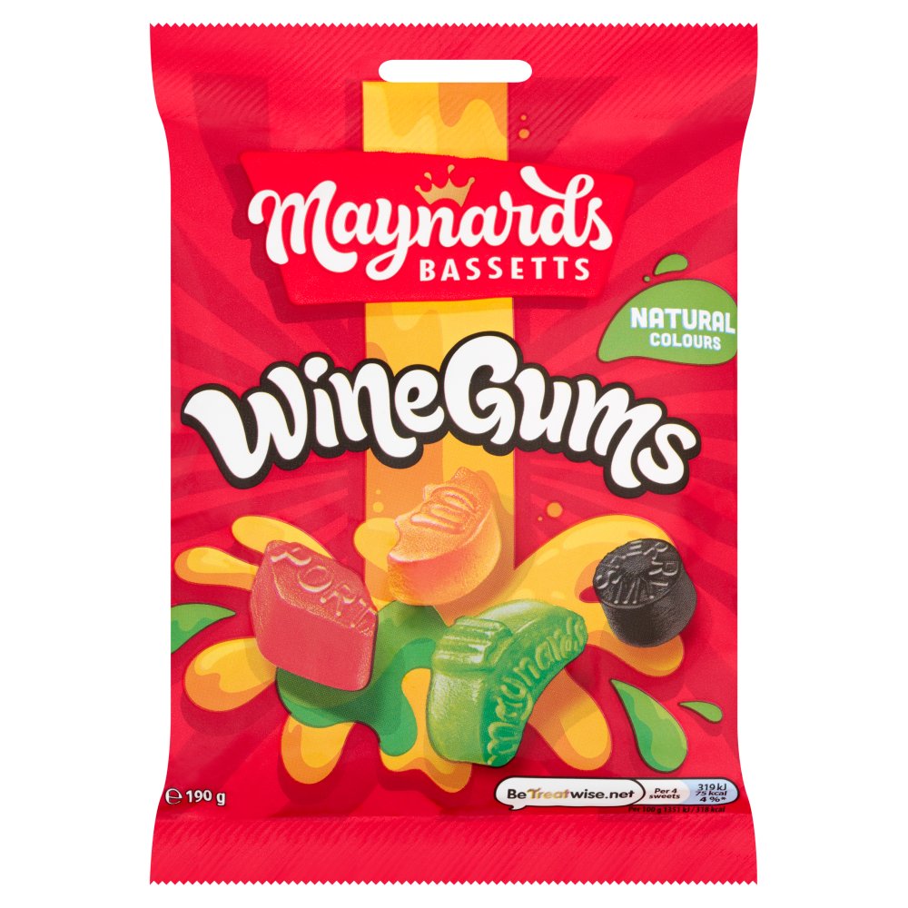 Maynards Maynards Wine Gums Bag 165g (Pack of 12)