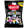 Maynards Bassetts Liquorice Allsorts Sweets Sharing Bag 130g (Pack of 10)