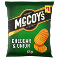 McCoy's Cheddar & Onion 65g (Pack of 12)