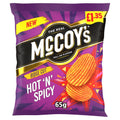 McCoy's Hot 'N' Spicy Sharing Crisps 65g (Pack of 20)
