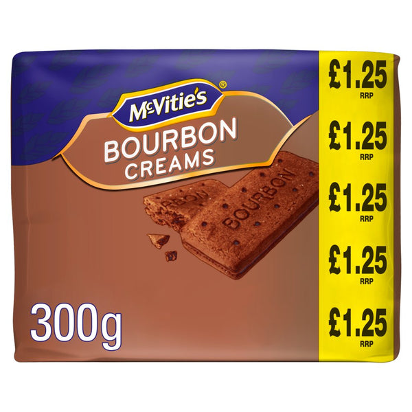 McVitie's Bourbon Creams 300g (pack of 12)