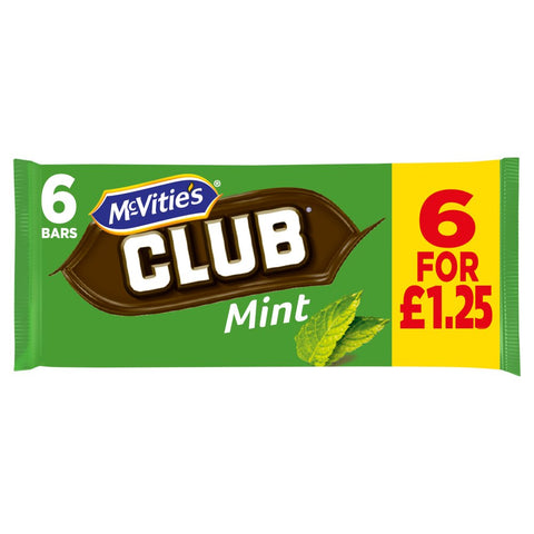 Jacob's Club Mint 6x22g (Pack of 12)