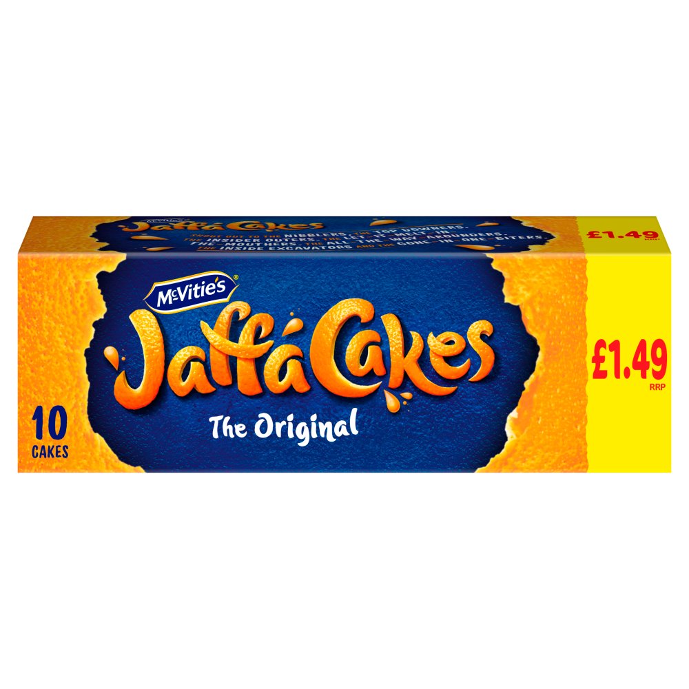 McVitie's Jaffa Cakes Original Biscuits 100g (Pack of 12)