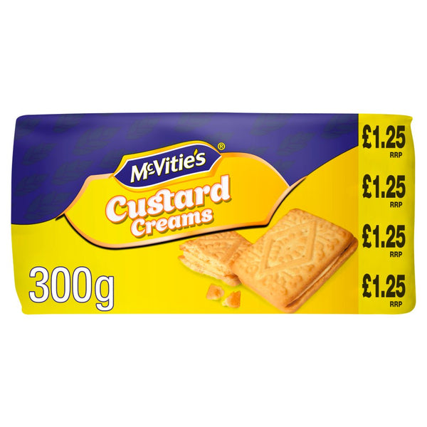 Mcvitie's Custard Creams 300g (Pack of 12)