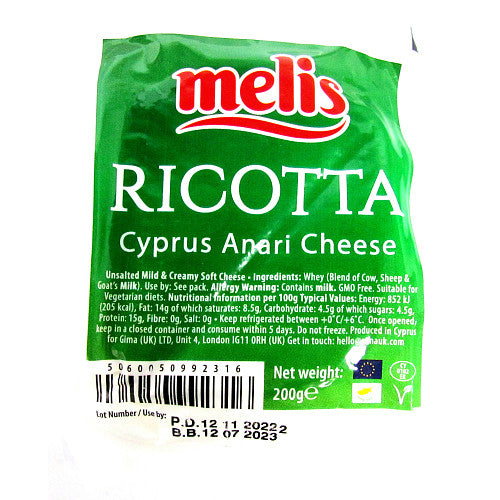 Melis Anari Cheese 200g (Pack of 1)
