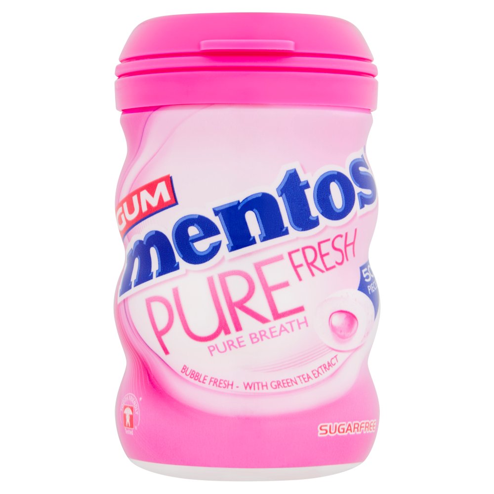 Mentos Gum Pure Fresh Pure Breath 50 Pieces 97g (Pack of 6)