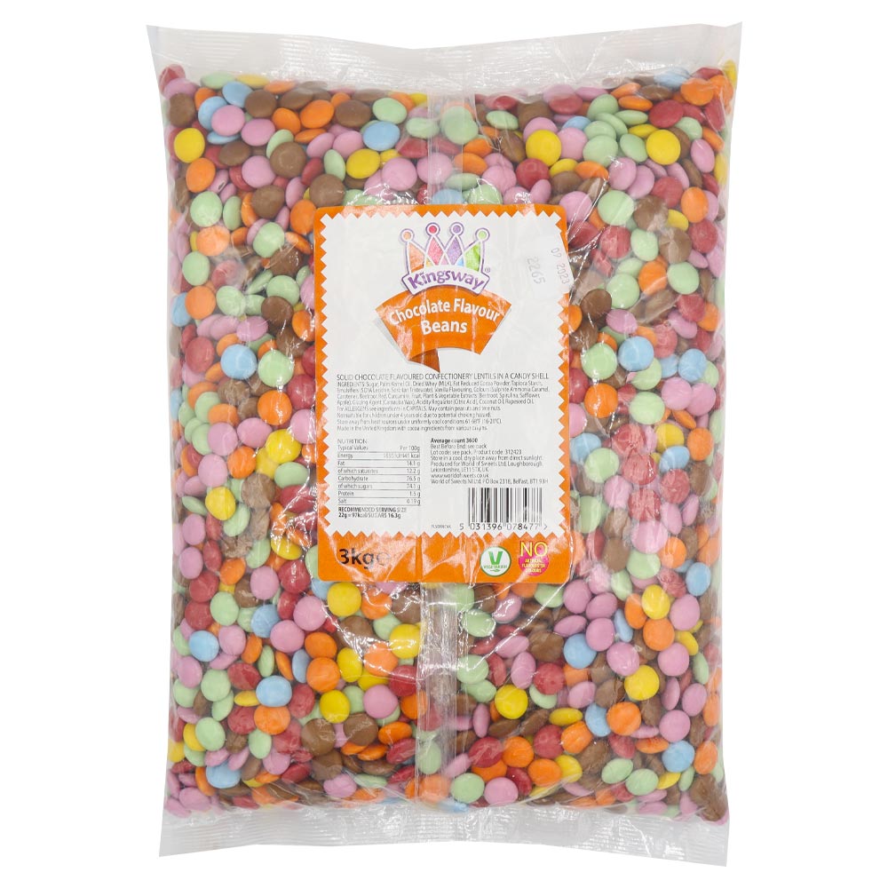Kingsway Milk Chocolate Beans 3kg Bag