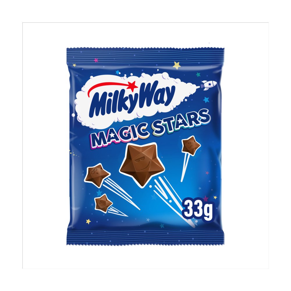 Milky Way Magic Stars Milk Chocolate Bag 33g (Pack of 36)
