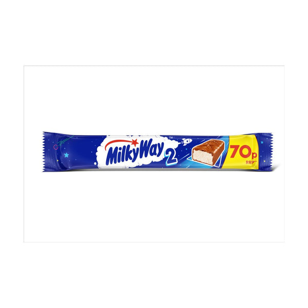 Milky Way Nougat & Milk Chocolate Snack Bar 43g (Pack of 28)