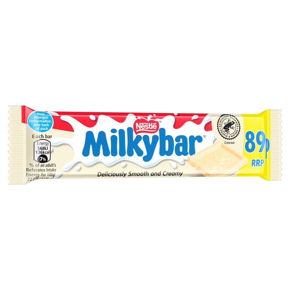 Milkybar White Chocolate Bar 25g (Pack of 40)