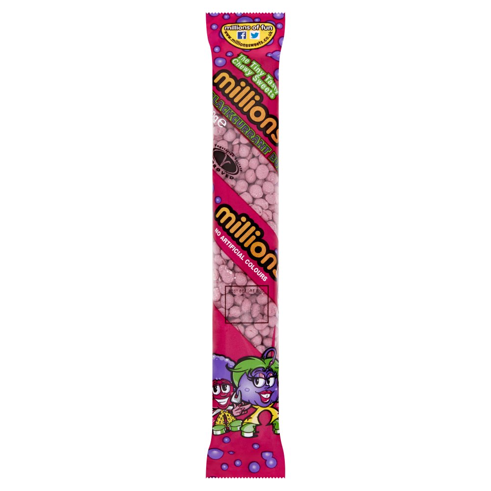 Millions Blackcurrant Buzz 55g (Pack of 12)