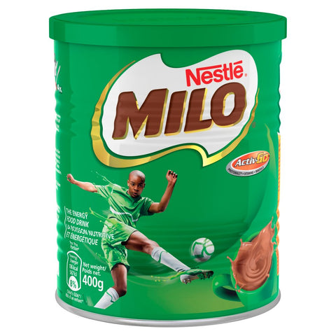 Milo Instant Malt Chocolate Drinking Powder Tin 400g (Ghanaian) (Pack of 1)