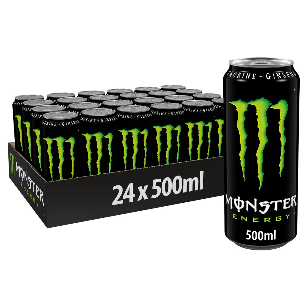 Monster Energy Drink 500ml (Pack of 12)
