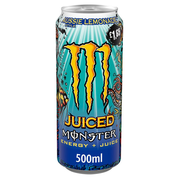 Monster Energy Drink Aussie Style Lemonade 500ml (Pack of 12)