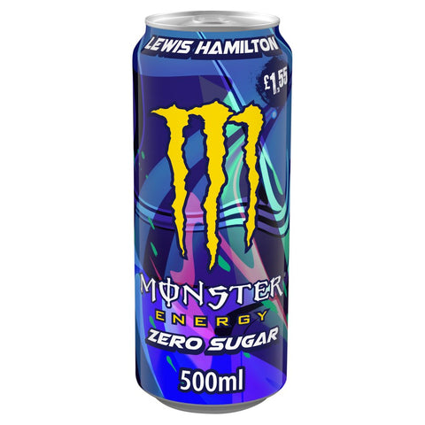 Monster Energy Drink Lewis Hamilton Zero Sugar 500ml  (Pack of 12)