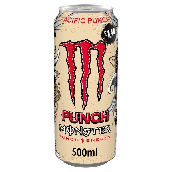 Monster Energy Drink Pacific Punch 500ml  (Pack of 12)