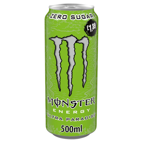 Monster Ultra Paradise Energy Drink 500ml (Pack of 12)
