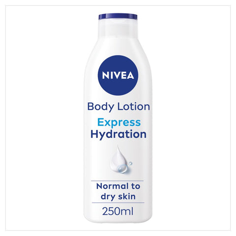 NIVEA Express Hydration Body Lotion Normal Skin 250ML (Pack of 6)