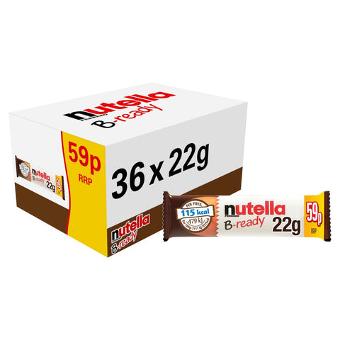 NUTELLA® B-Ready Single Bar 22g (Pack of 36)