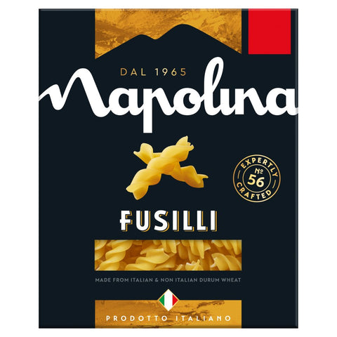 Napolina Fusilli Pasta 400g (Pack of 6)