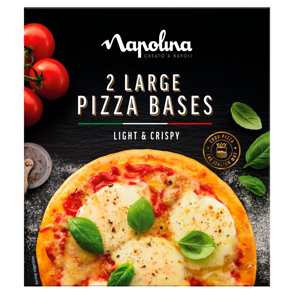 Napolina Large Pizza Bases 2 x 150g (300g) (Pack of 1)