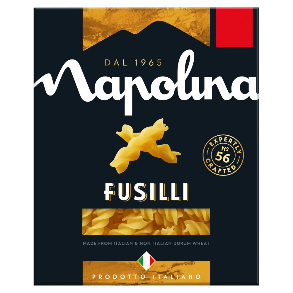 Napolina Fusilli Pasta 400g (Pack of 6)