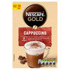Nescafe Gold Cappuccino Instant Coffee 8 x 15.5g (Pack of 6)