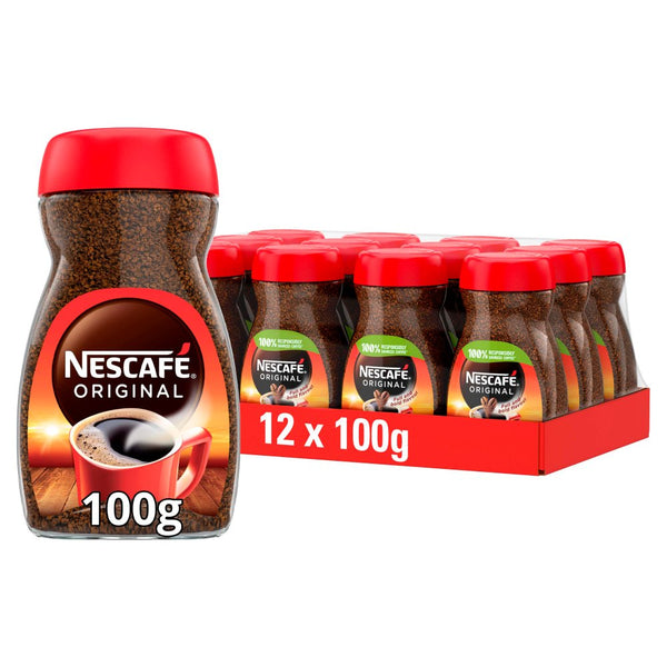 Nescafé Original Instant Coffee 100g (Pak of 12)