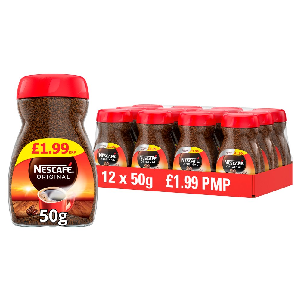 NESCAFÉ Original 50g (Pack of 12)