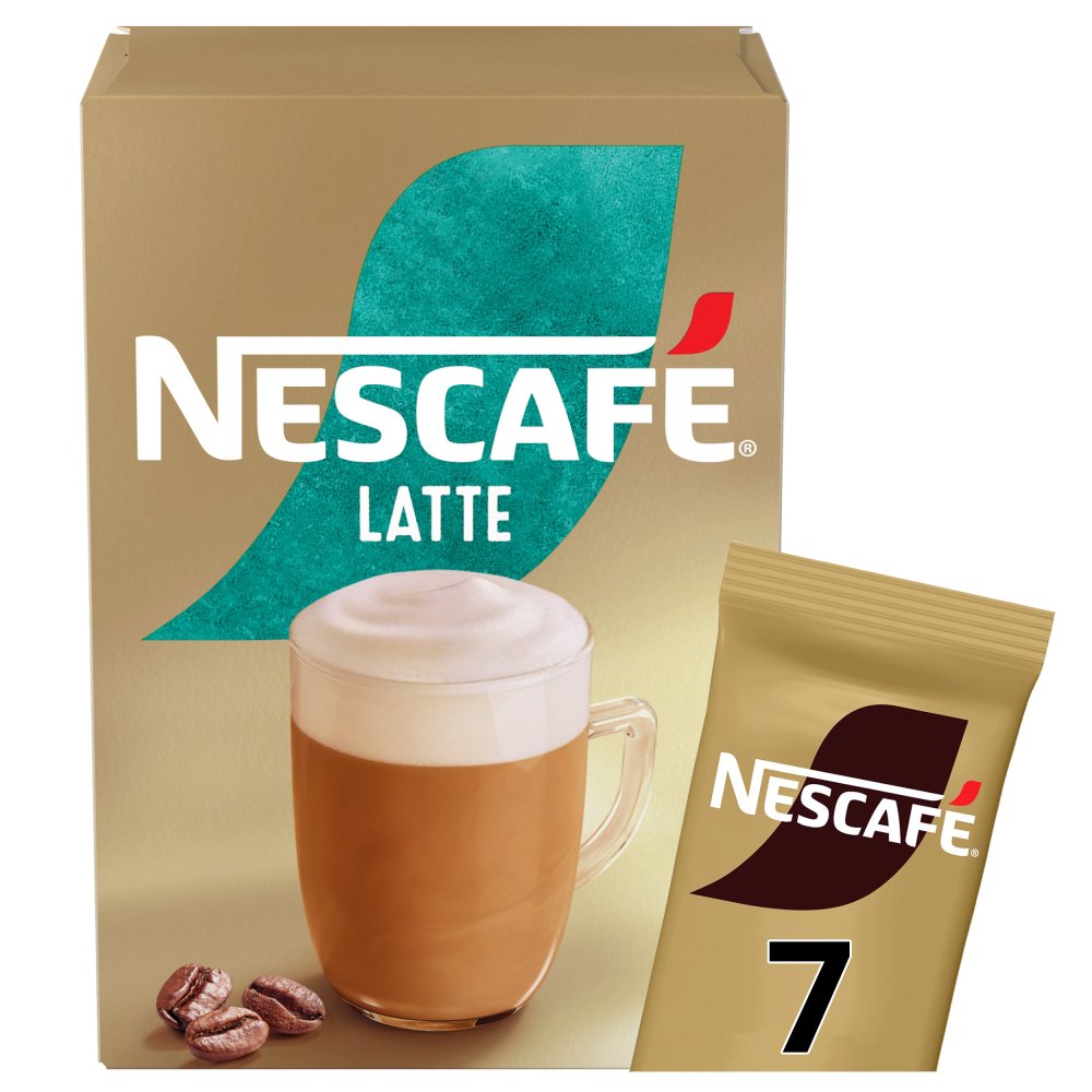 Nescafe Latte Instant Coffee 7 x 18g Sachets (Pack of 6)