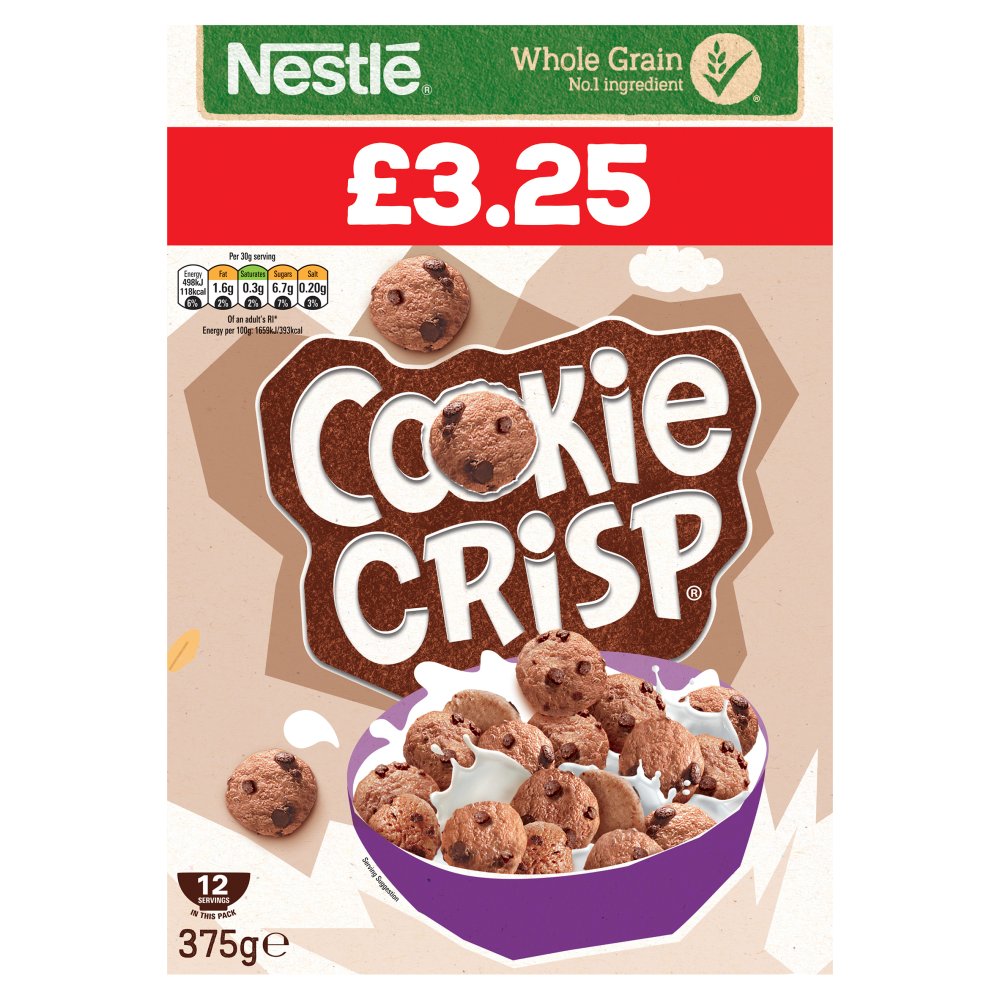Cookie Crisp 375g (Pack of 6)