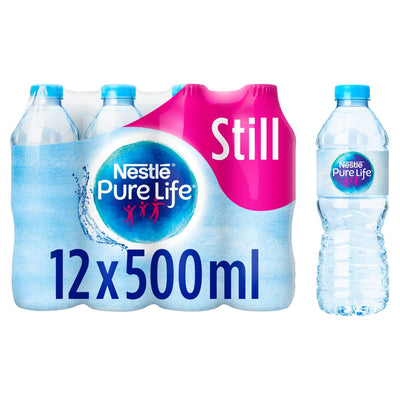 Nestle Pure Life Still Spring Water 500ml (Pack of 12)