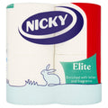 Nicky Elite Toilet Tissue 2 Roll  (Pack of 10)