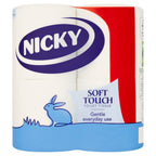 Nicky Soft Touch Toilet Tissue (Pack of 10)