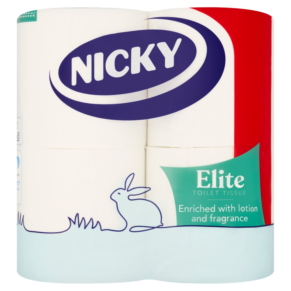 Nicky Elite Toilet Tissue 2 Roll  (Pack of 10)